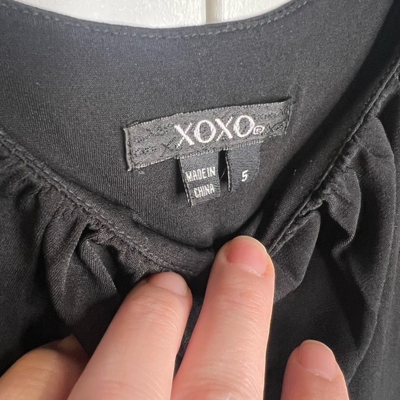 380. XOXO Juniors B&W Dress w/Side zipper. - Picture 5 of 9